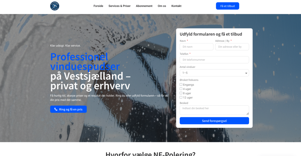 Screenshot 2025-11-27 at 22-44-35 Professionel Vinduespudser i Slagelse og omegn NF Polering
